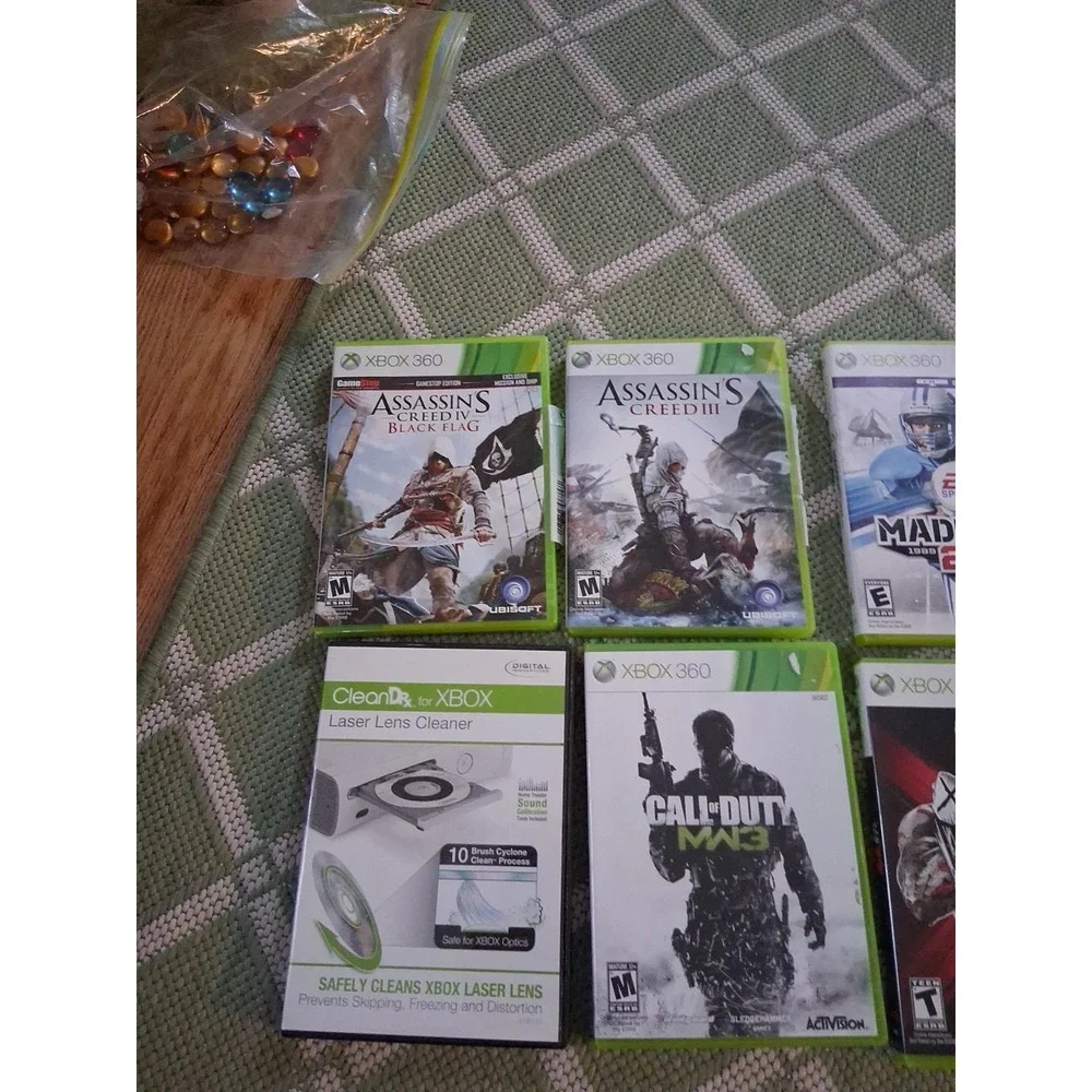 Xbox 360 Game Lot 5 Games . Assassins,Assassin's, Call Of Duty